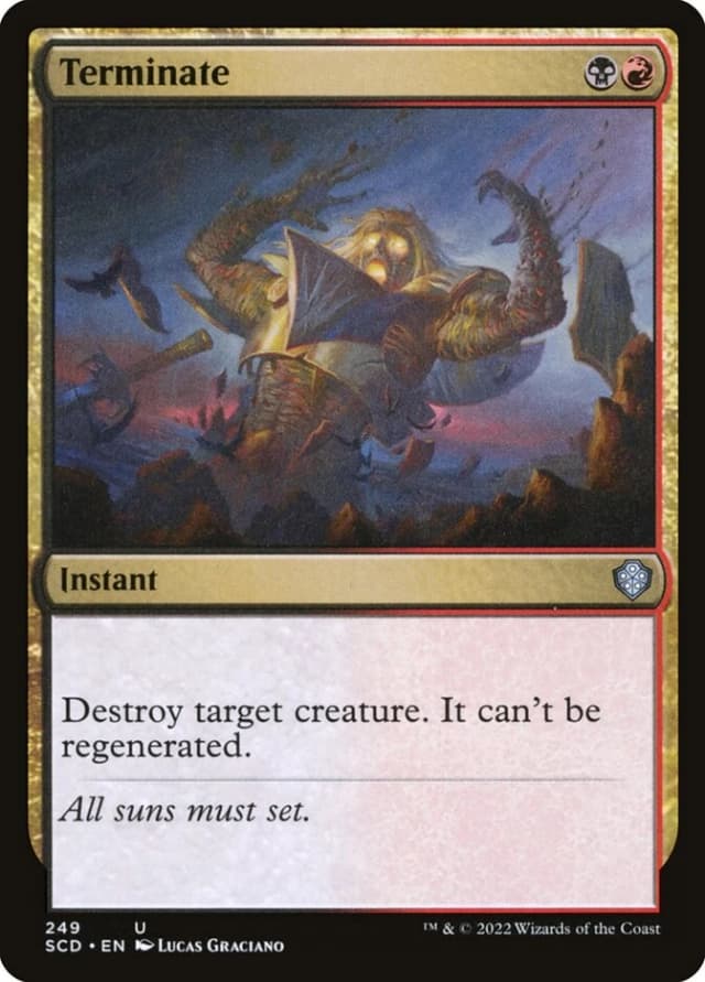 Terminate image