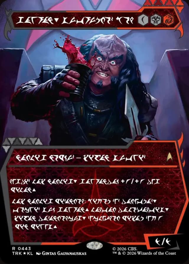 Gowron, Eager for Battle image
