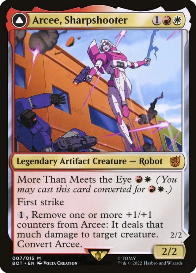 Arcee, Sharpshooter // Arcee, Acrobatic Coupe image