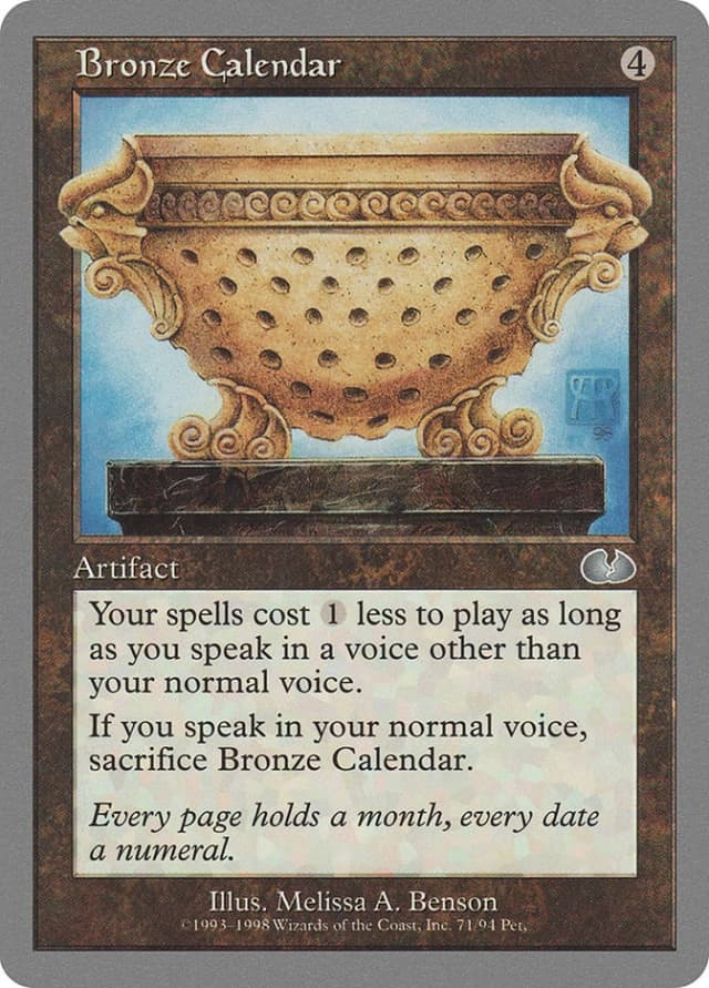 Bronze Calendar image