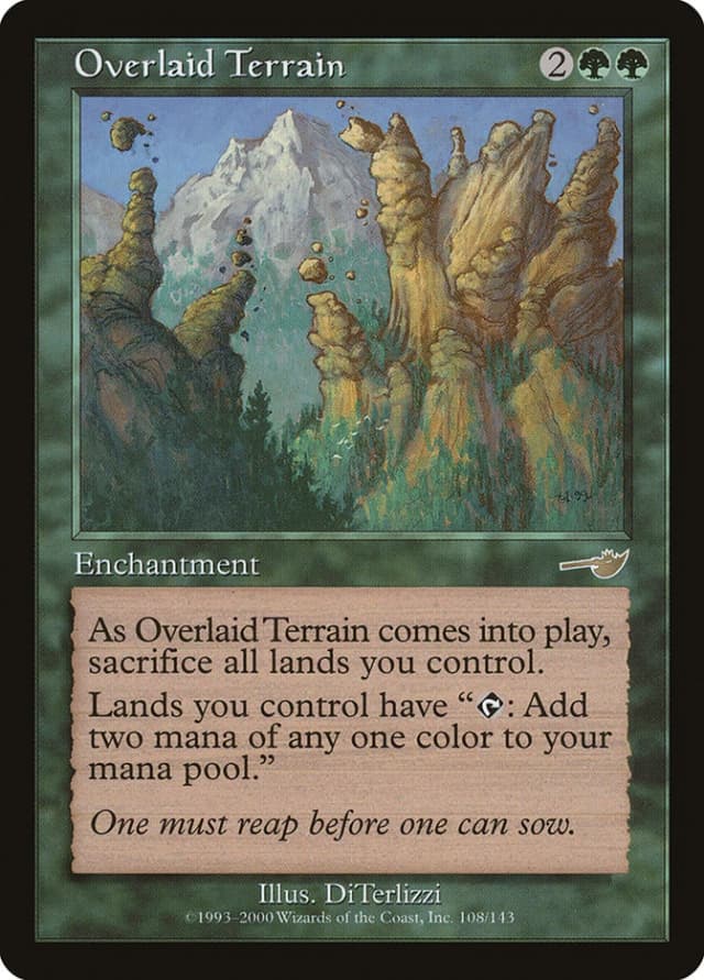 Overlaid Terrain image