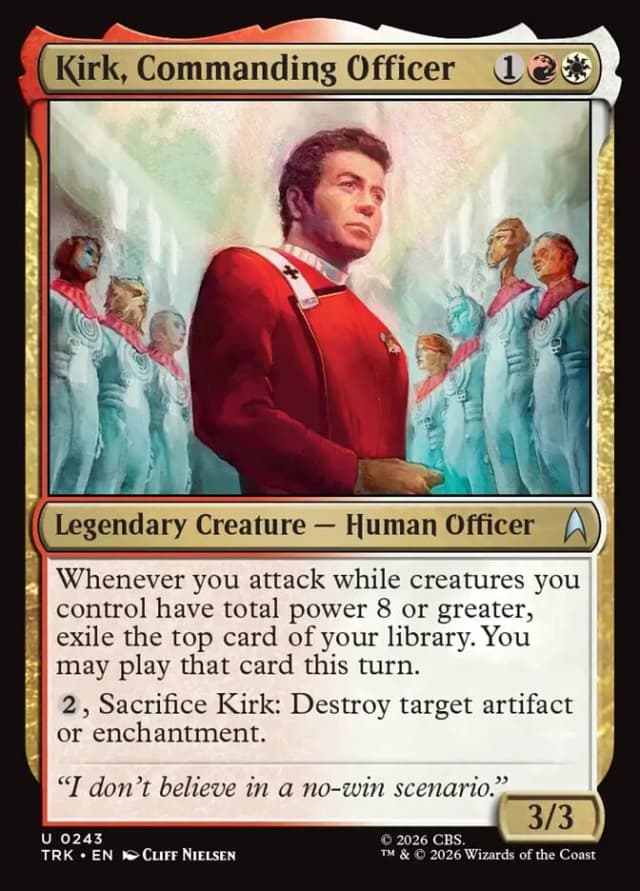 Kirk, Commanding Officer image