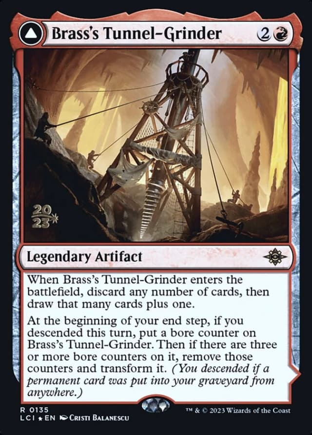 Brass's Tunnel-Grinder // Tecutlan, the Searing Rift image