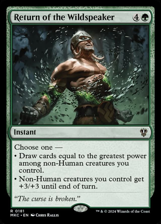 Return of the Wildspeaker image