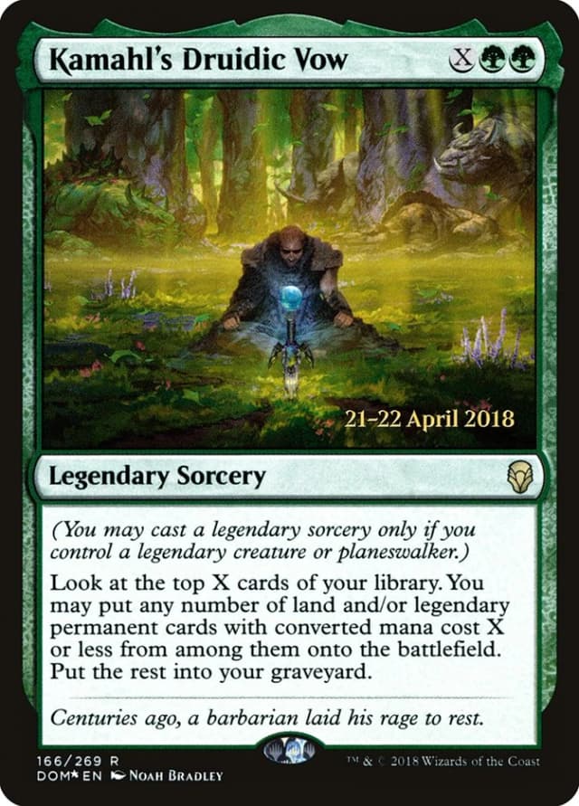 Kamahl's Druidic Vow image