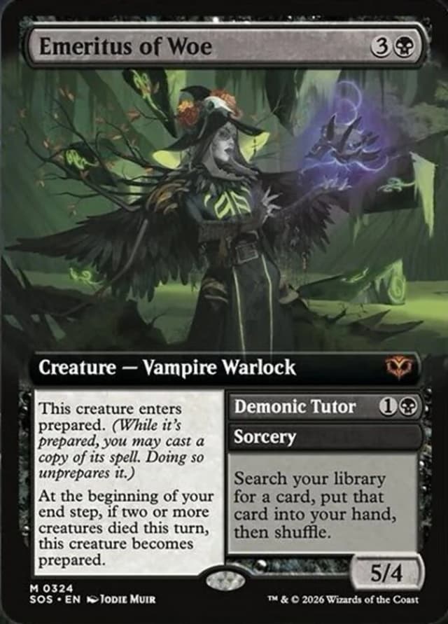 Emeritus of Woe // Demonic Tutor image