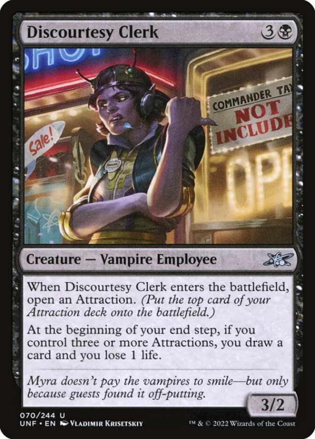 Discourtesy Clerk image