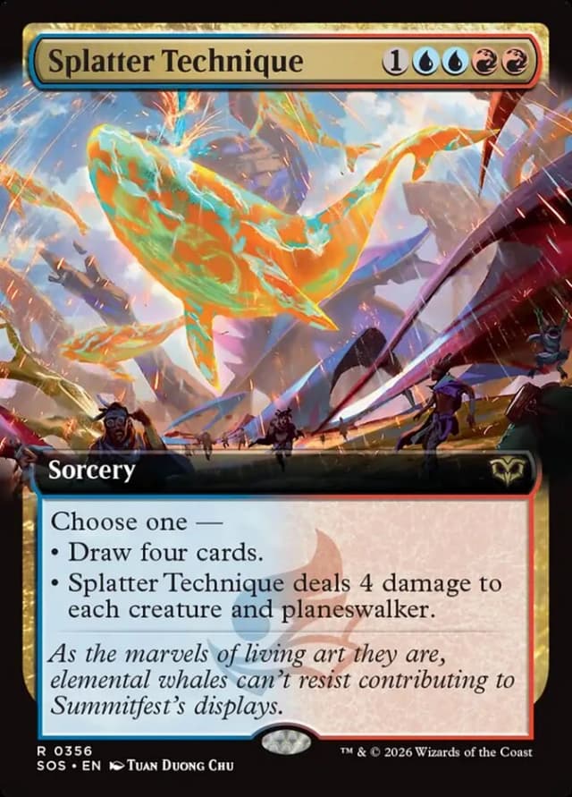 Splatter Technique image