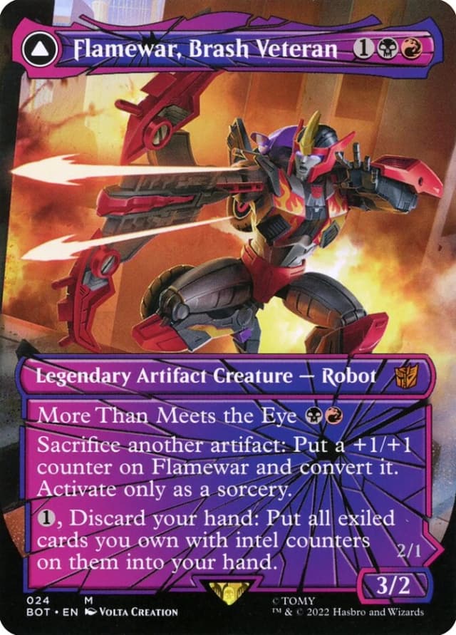 Flamewar, Brash Veteran // Flamewar, Streetwise Operative image