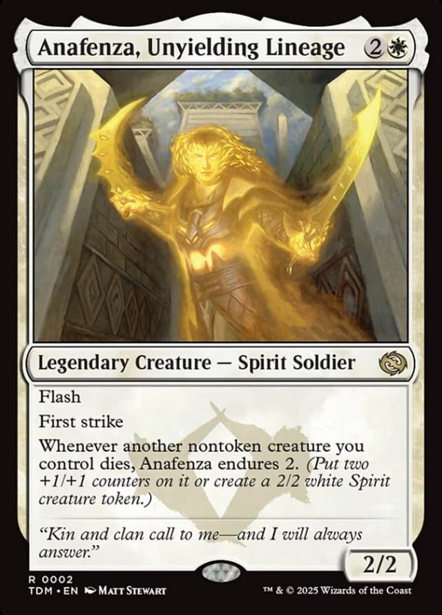 Anafenza, Unyielding Lineage image