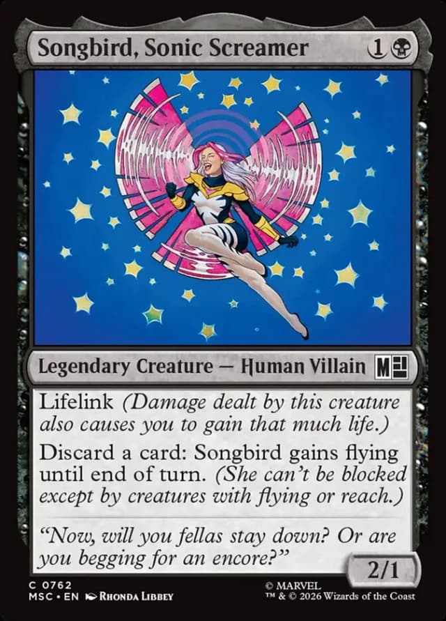 Songbird, Sonic Screamer image