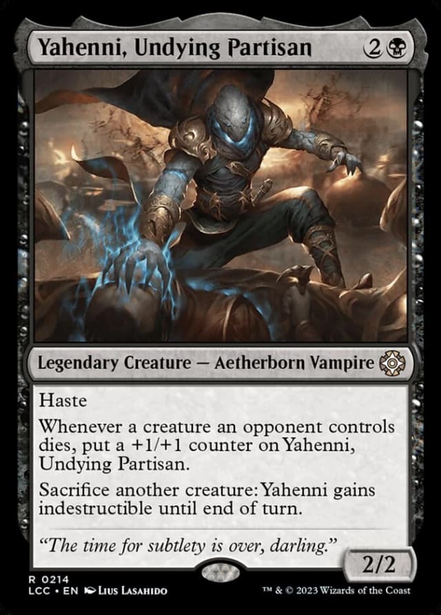 Yahenni, Undying Partisan image