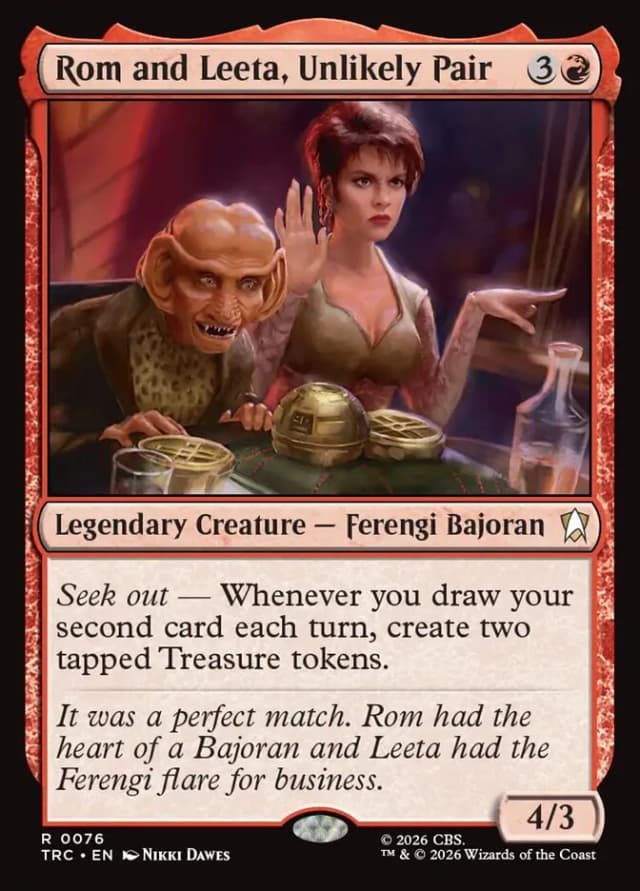 Rom and Leeta, Unlikely Pair image