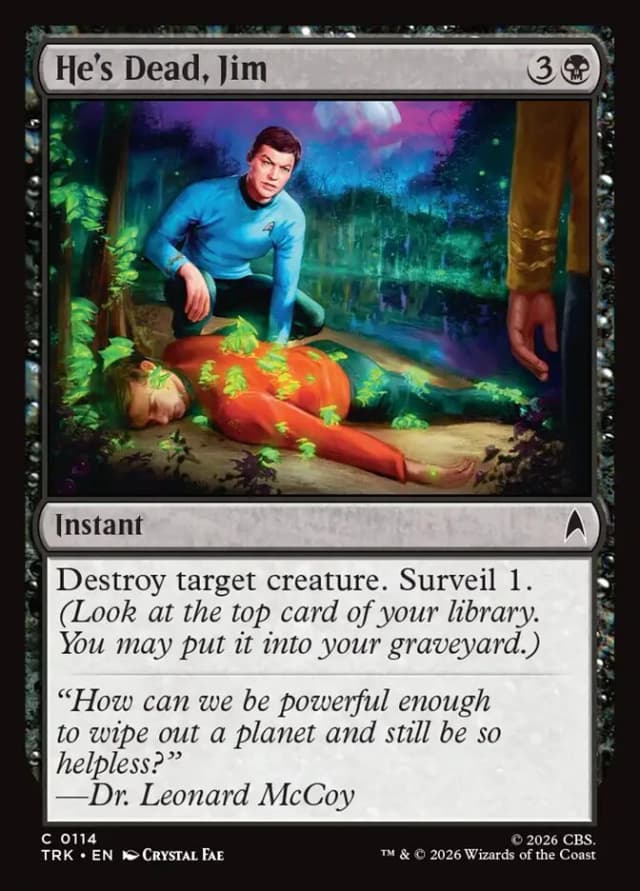 He's Dead, Jim image