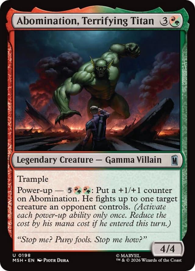Abomination, Terrifying Titan image