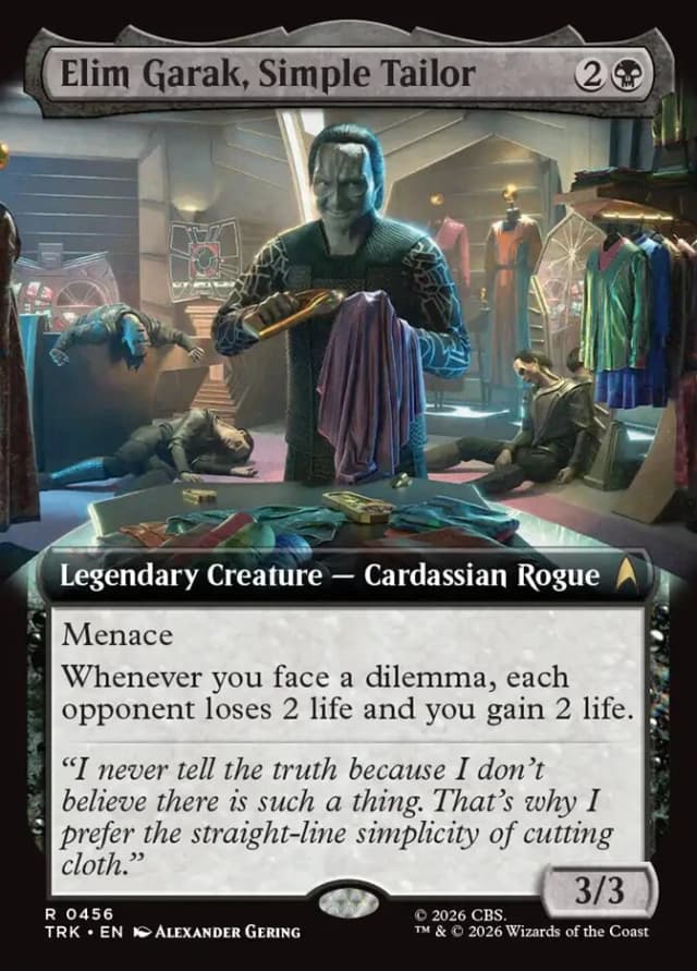 Elim Garak, Simple Tailor image