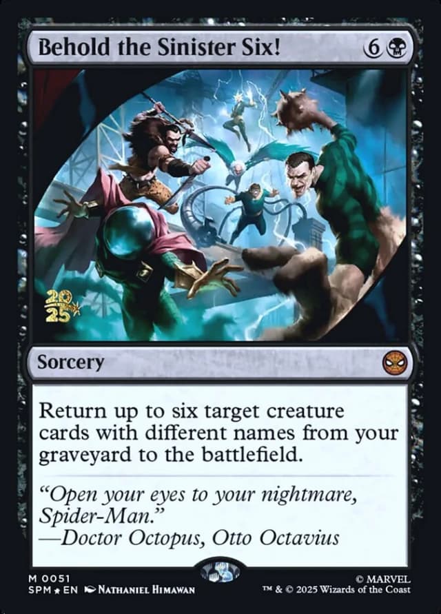 Behold the Sinister Six! image