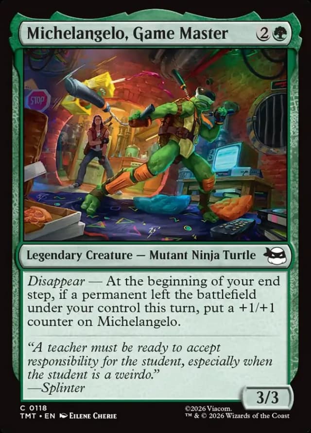 Michelangelo, Game Master image