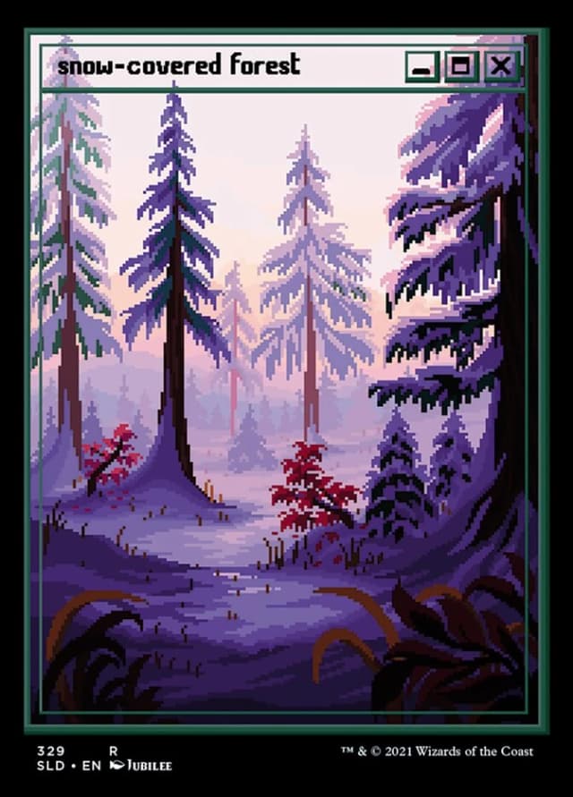 Snow-Covered Forest image