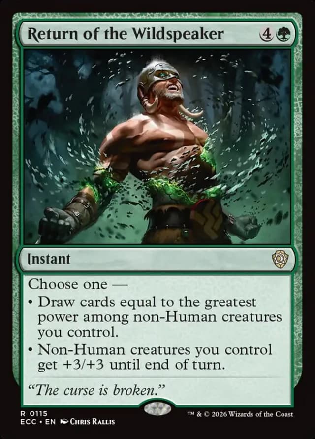 Return of the Wildspeaker image