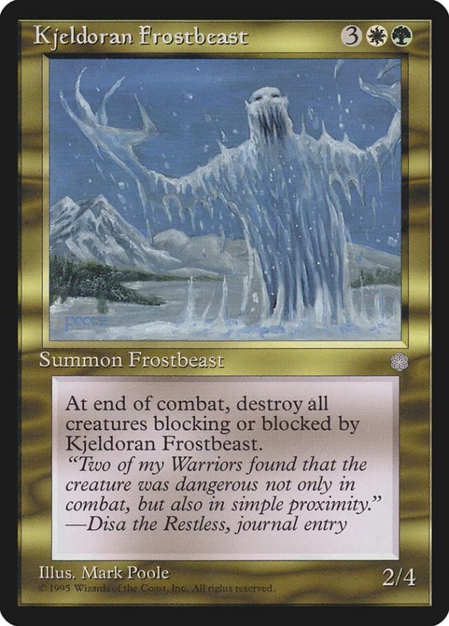 Kjeldoran Frostbeast image