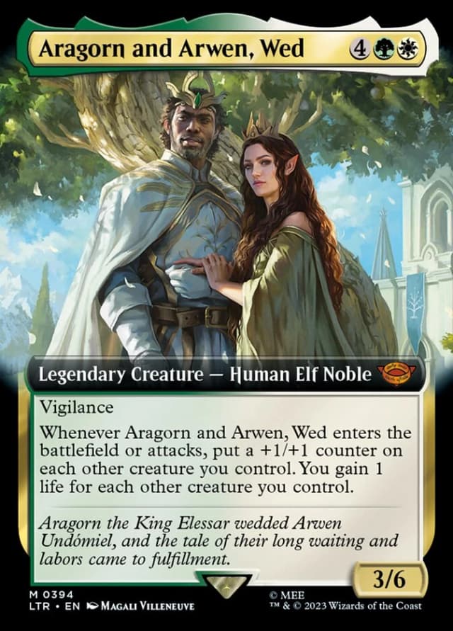 Aragorn and Arwen, Wed image