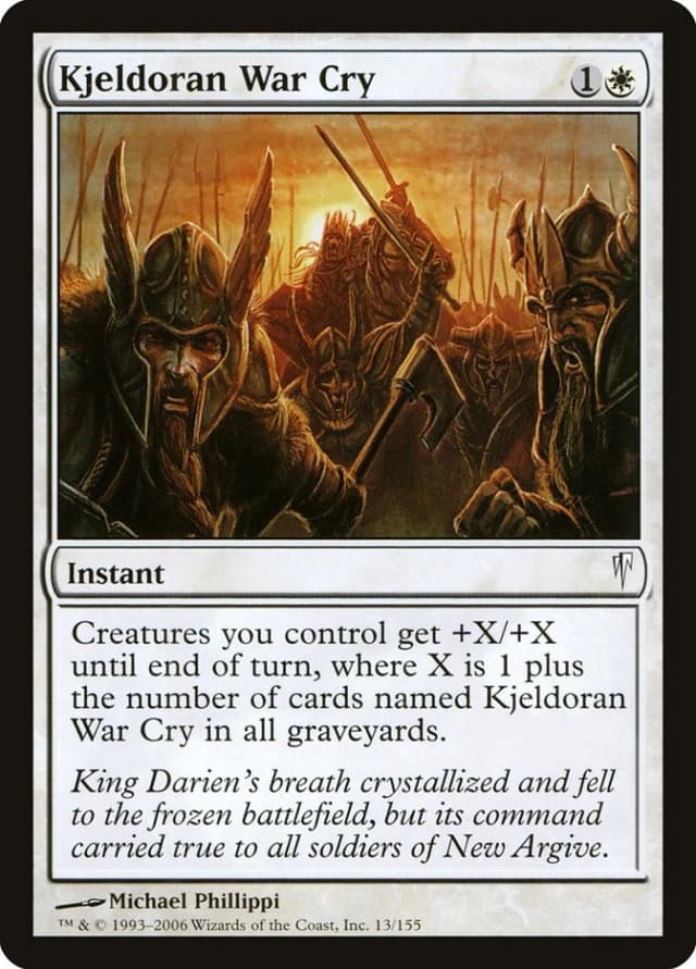 Kjeldoran War Cry image