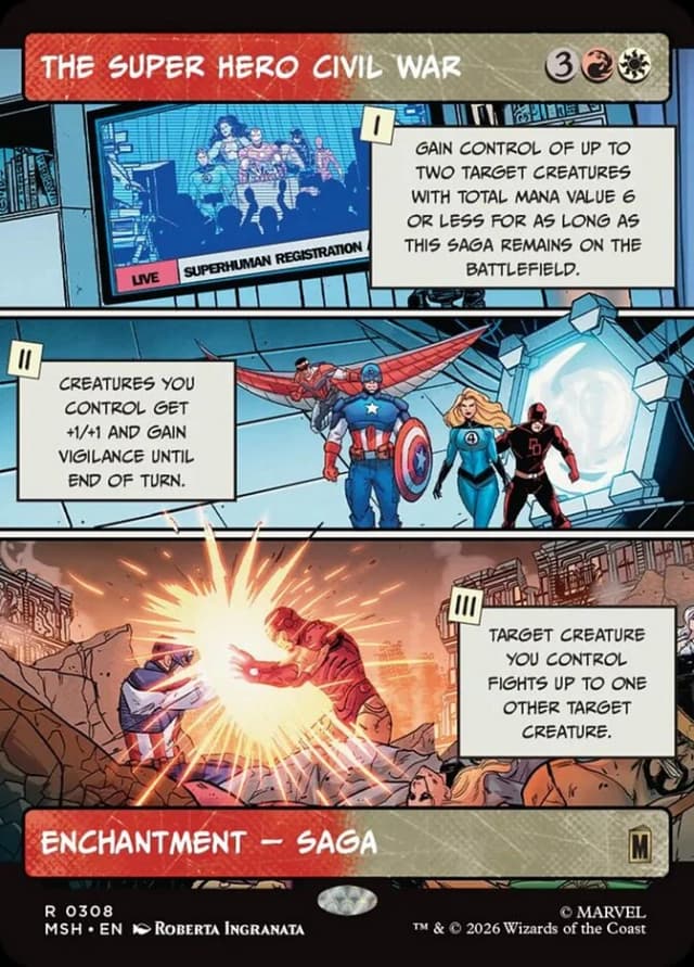 The Super Hero Civil War image