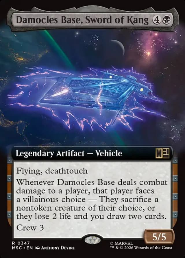 Damocles Base, Sword of Kang image