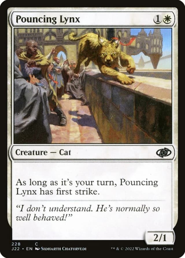 Pouncing Lynx image