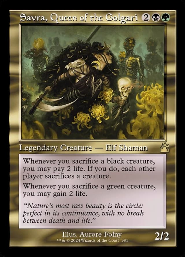 Savra, Queen of the Golgari image