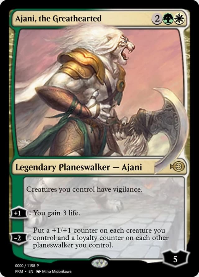 Ajani, the Greathearted image