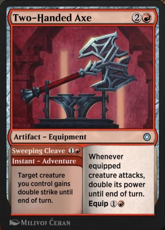 Two-Handed Axe // Sweeping Cleave image