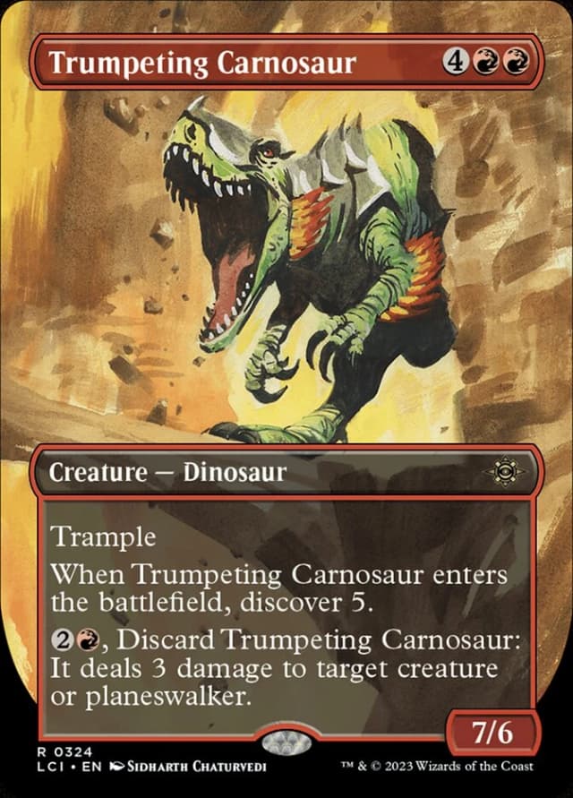 Trumpeting Carnosaur image