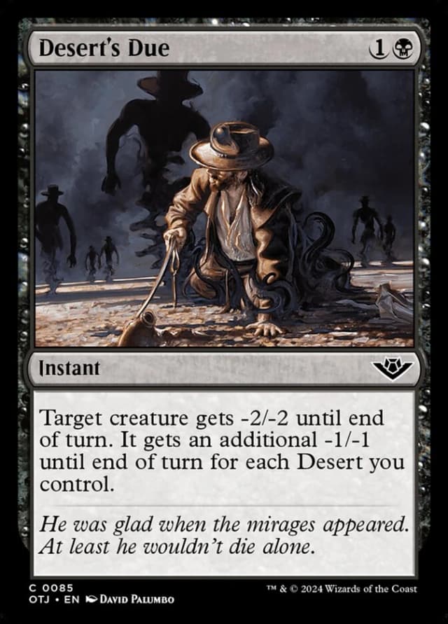 Desert's Due image