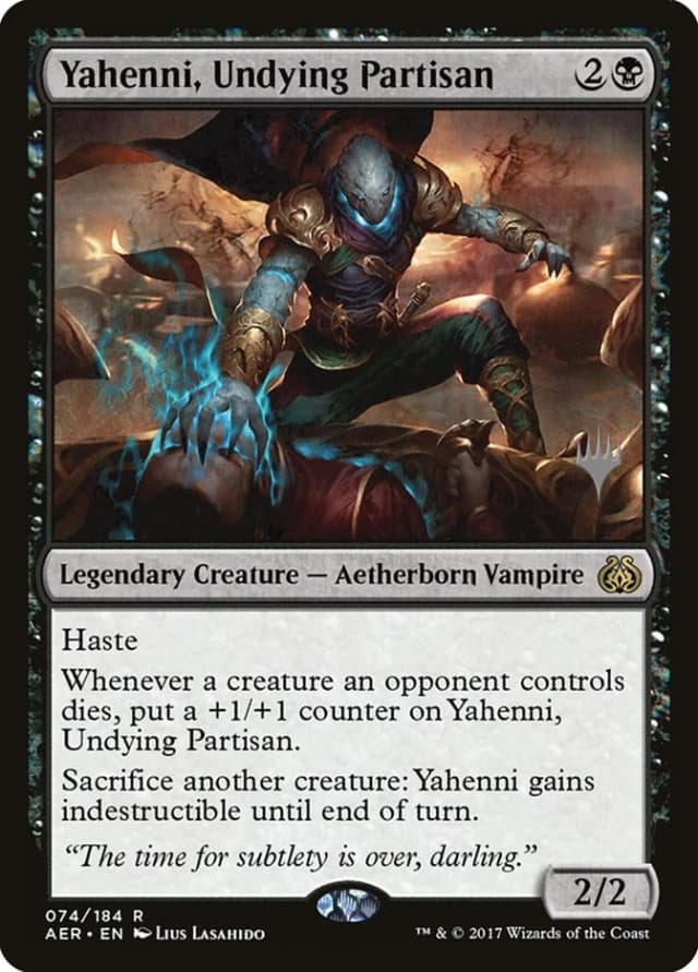 Yahenni, Undying Partisan image