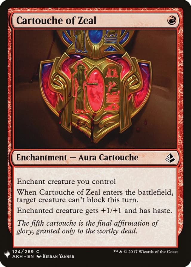 Cartouche of Zeal image