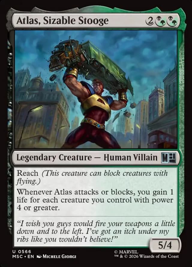 Atlas, Sizable Stooge image