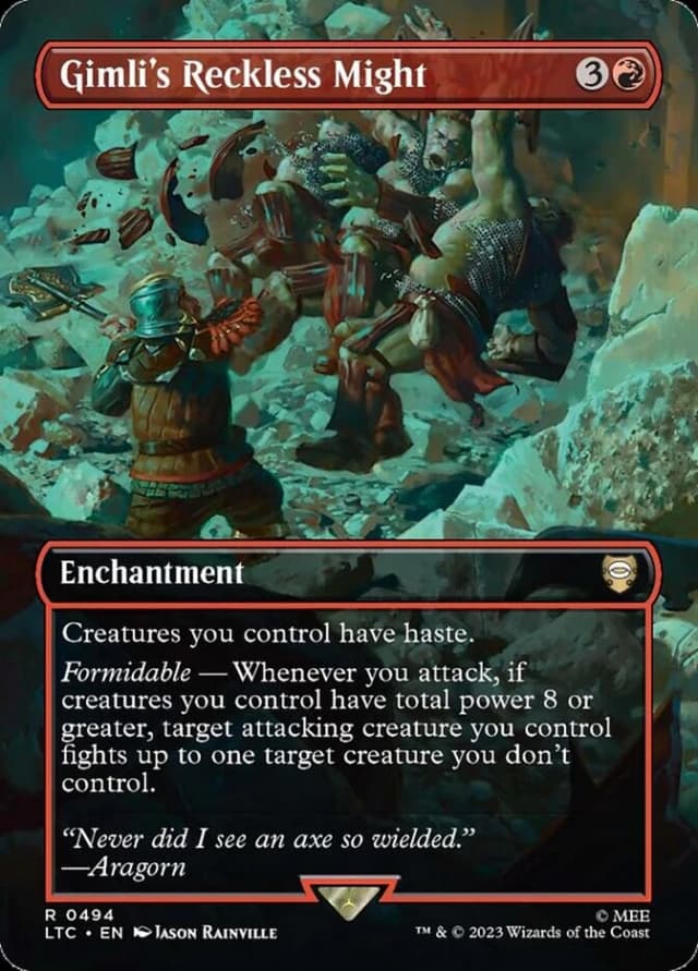 Gimli's Reckless Might image