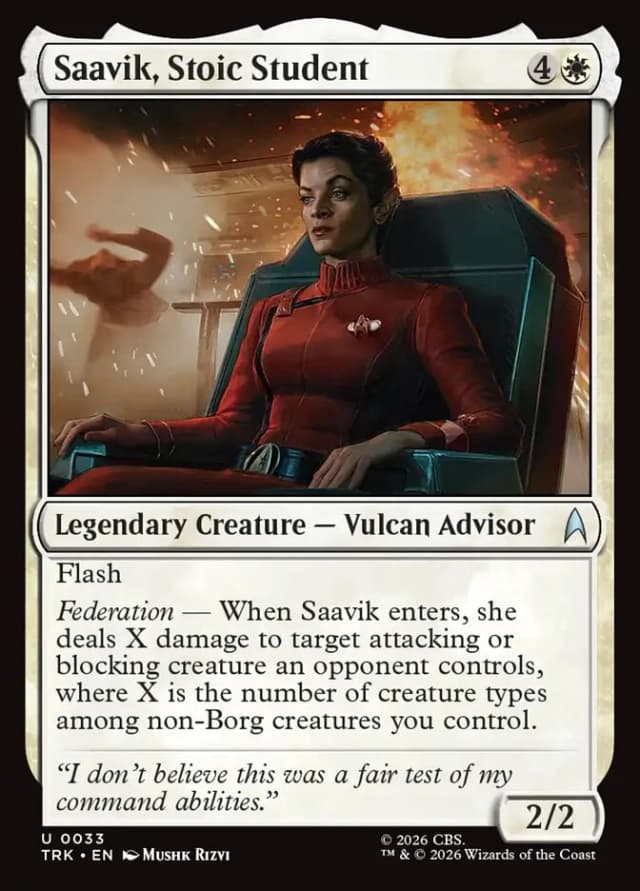 Saavik, Stoic Student image