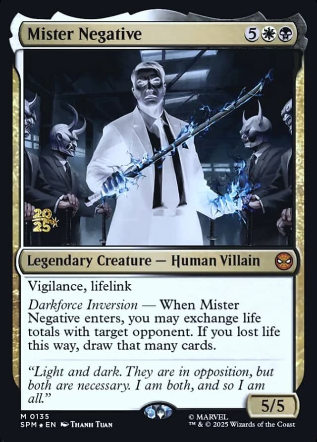 Mister Negative image