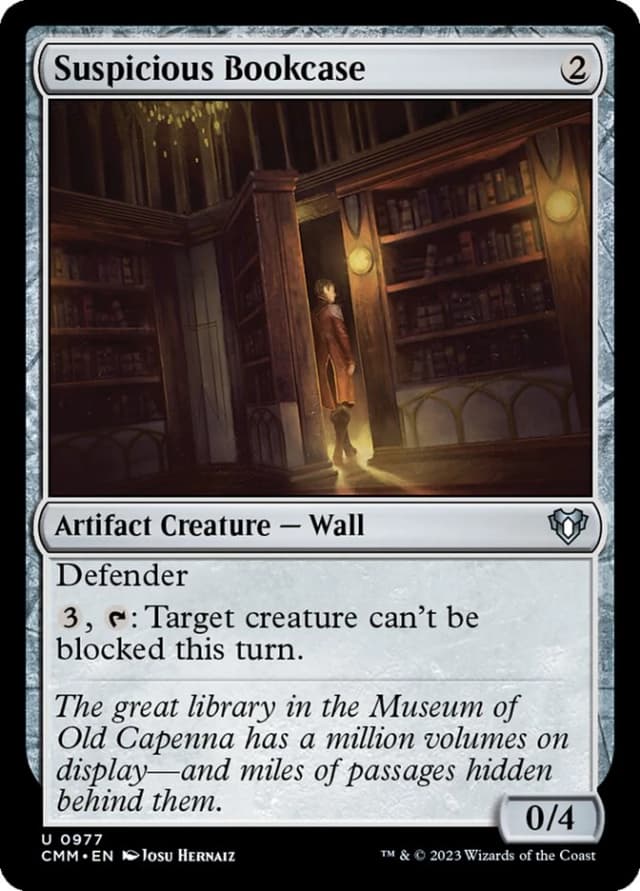 Suspicious Bookcase image