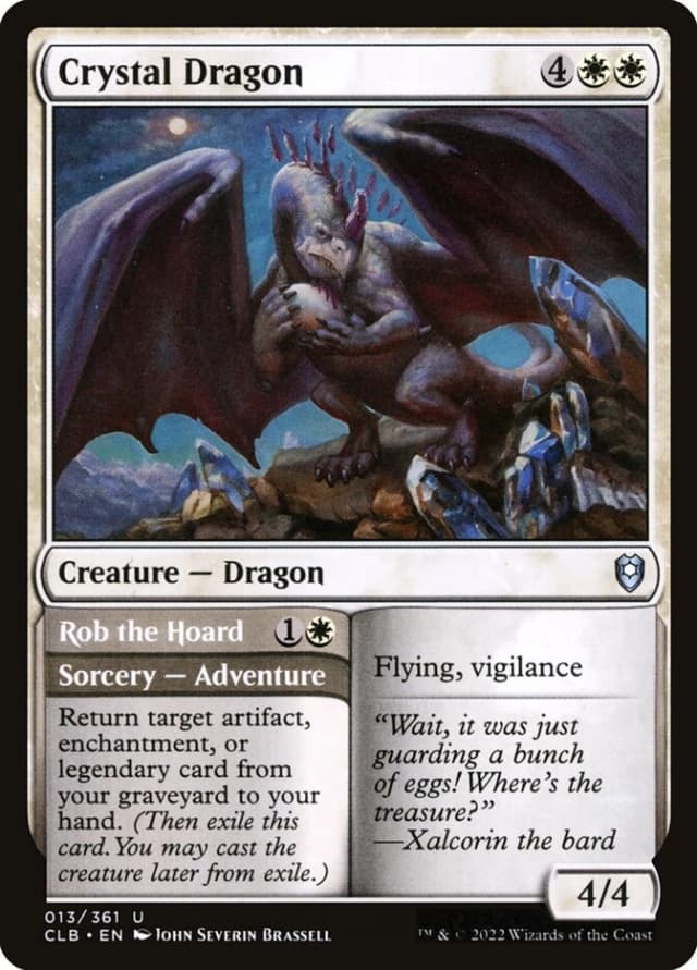 Crystal Dragon // Rob the Hoard image