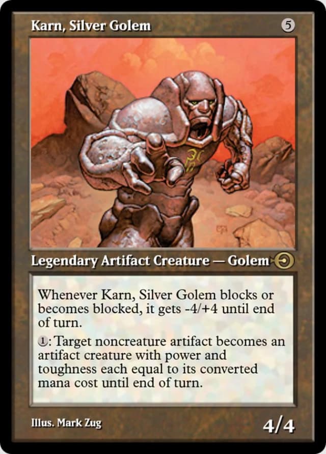 Karn, Silver Golem image