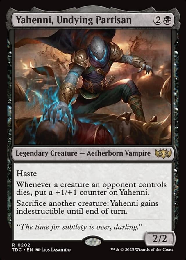 Yahenni, Undying Partisan image