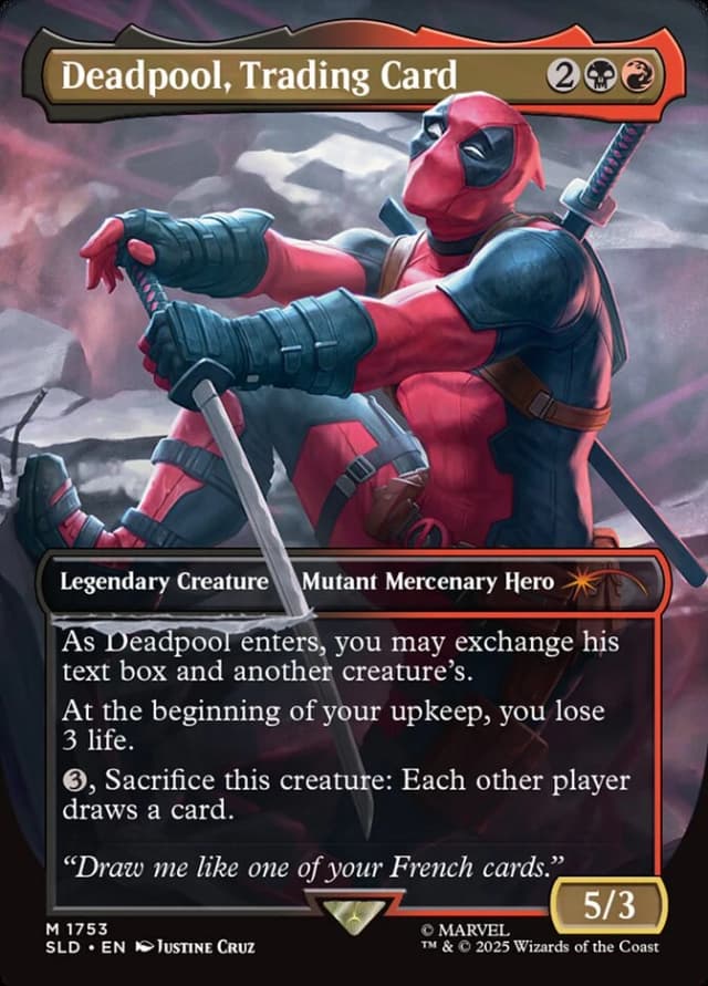Deadpool, Trading Card image