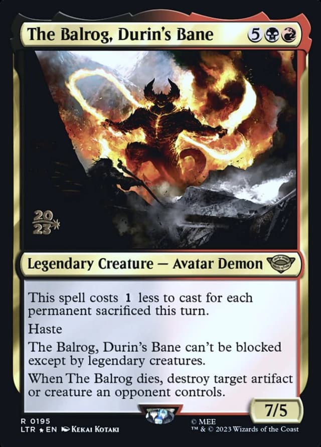 The Balrog, Durin's Bane image