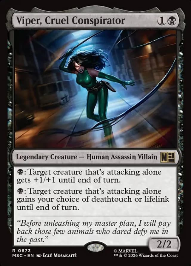 Viper, Cruel Conspirator image