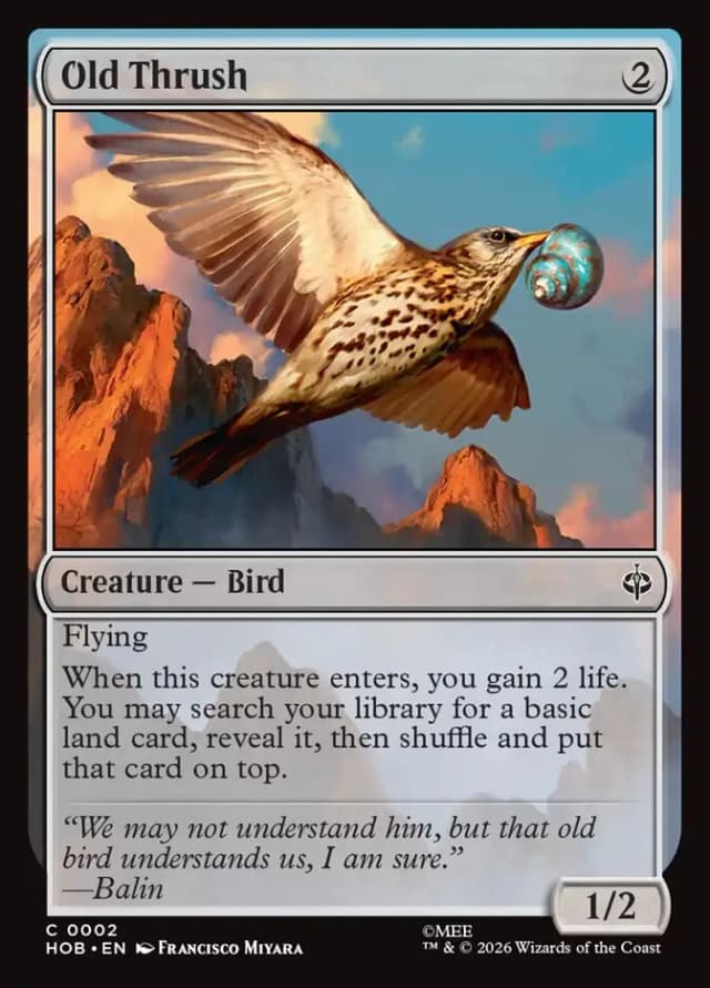 Old Thrush image