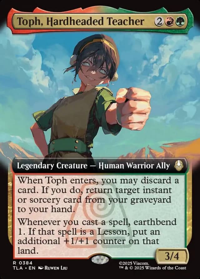 Toph, Hardheaded Teacher image
